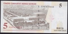 8.EMİSYON 5 YTL A39 970444 ÇİL