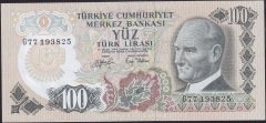 6.EMİSYON 2.TERTİP 100 LİRA G77 193825 ÇÇT ÇİLALTI
