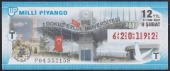 2008 9 ŞUBAT TAM BİLET T SERİSİ