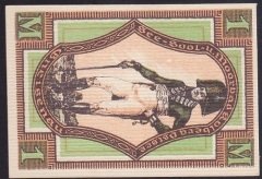 ALMANYA  1 MARK NOTGELD  1921 ÇİL