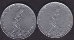 1966 Yılı 2.5 Lira (Ters Düz Takım)