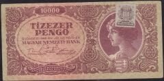 Macaristan 10000 Pengo 1945 Çok Temiz+