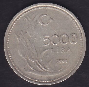 1994 Yılı 5000 Lira