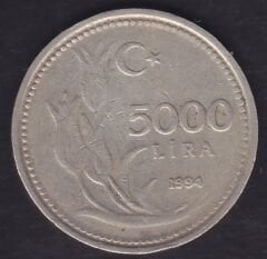 1994 Yılı 5000 Lira