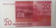 Kırgızistan 20 Som 2009 ÇİL Pick 24a