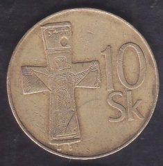 Slovakya 10 Korun 1993