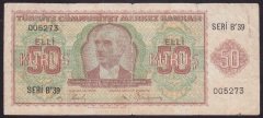 2.EMİSYON BERLİN 50 KURUŞ B39 005273 TEMİZ