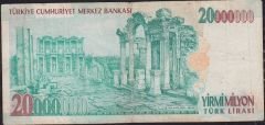 7.Emisyon 20 000 000 Lira C81 531726 Çok Temiz