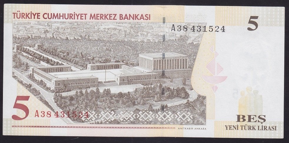 8.EMİSYON 5 YTL A38 431524 ÇİLALTI ÇİL