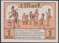 ALMANYA  1 MARK NOTGELD  1921 ÇİL