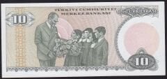 7.Emisyon 2.Tertip 10 Lira D39 096279 Çil