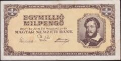 Macaristan 1000000 Pengo 1946 Çok Temiz+