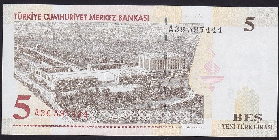 8.EMİSYON 5 YTL A36 597444 ÇİL