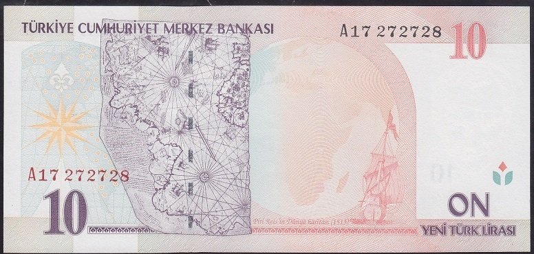 8.EMİSYON 10 YTL A17 272728 ÇİL