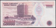 7.EMİSYON 1.TERTİP 20000 LİRA E39 191307 ÇÇT