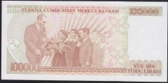 7.EMİSYON 3.TERTİP 100000 LİRA F42 758796 ÇİLALTI ÇİL