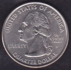 Amerika Çeyrek Dolar 2000 Hatıra South Carolina D