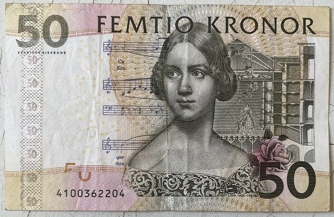 İsveç 50 Kronor 2004 Çok Temiz+ Pick 64a