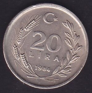 1984 Yılı 20 Lira