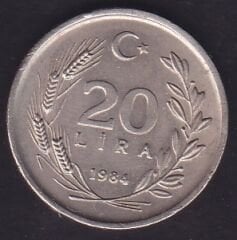 1984 Yılı 20 Lira