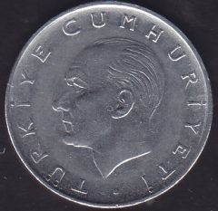 1975 Yılı 1 Lira Düz