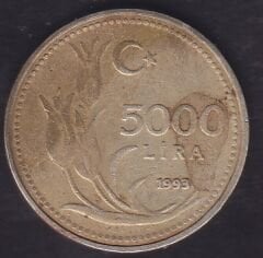 1993 Yılı 5000 Lira