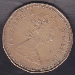 KANADA 1 DOLAR 1987