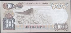 6.Emisyon 2.Tertip 100 Lira G51 233620 Çilaltı ( Bombe var )