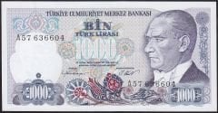 7.Emisyon 1.Tertip 1000 Lira A57 636604 Çilaltı Çil
