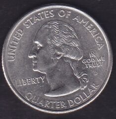 Amerika Çeyrek Dolar 2000 Hatıra New Hampshire D