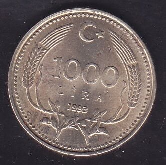 1993 Yılı 1000 Lira