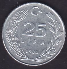 1985 Yılı 25 Lira