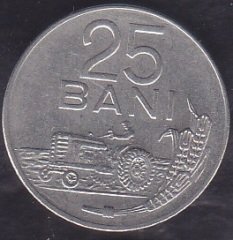 Romanya 25 Bani 1966
