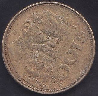 MEKSİKA 100 PESO 1992