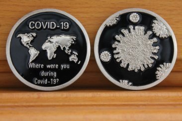 Covid - 19  Madalya Kapsülünde Çil 43 mm