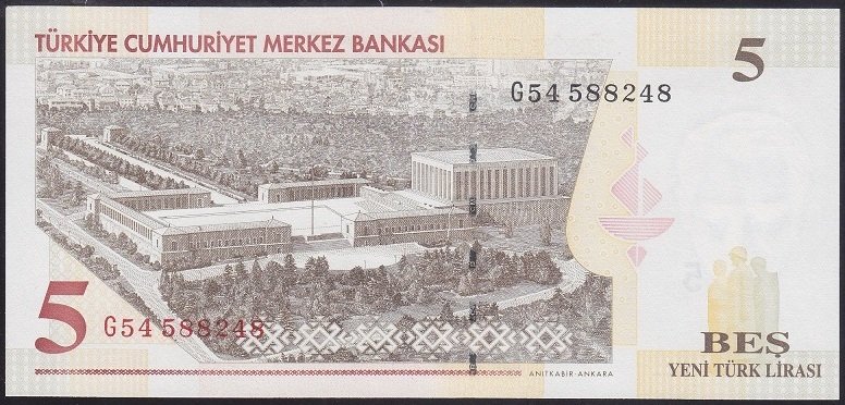 8.EMİSYON 5 YTL G54 588248 ÇİL