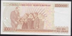 7.EMİSYON 3.TERTİP 100000 LİRA F33 054039 ÇÇT +