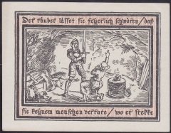 ALMANYA 1 MARK NOTGELD  1922 ÇİL