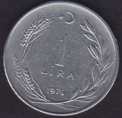 1976 Yılı 1 Lira Düz