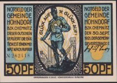 Almanya 50 Pfennig Notgeld 1921 Çil