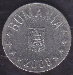 Romanya 10 Bani 2008