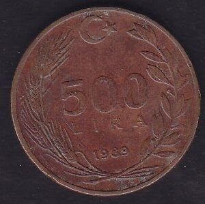 1989 Yılı 500 Lira