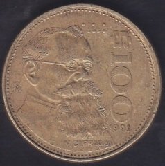 MEKSİKA 100 PESO 1991