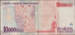 7.Emisyon 10 000 000 Lira C29 402144 Çok Temiz