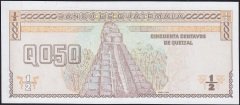 Guatemala 1/2 Quetzal 1998 Çil Pick 98