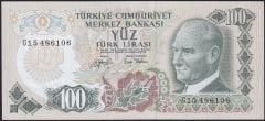 6.Emisyon 2.Tertip 100 Lira G15 486106 Çilaltı Çil