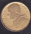 VATİKAN MADALYA PASTOR BONUS ALTIN 0.34 GRAM (1cm)