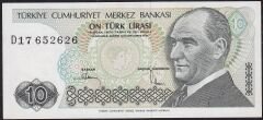7.Emisyon 2.Tertip 10 Lira D17 652626 Çil