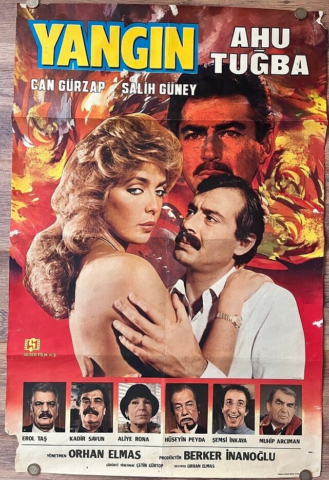 Ahu Tuğba - Salih Güney - Yangın - Film Afişi