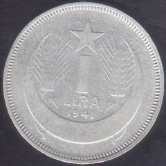 1941 YILI 1 LİRA GÜMÜŞ